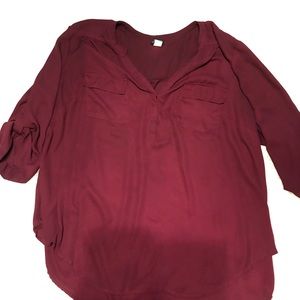 Red Harper Torrid Blouse